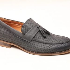 Crossed Dotted Detailed Corporate Slip On Shoe - Wholesale